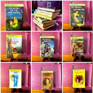 Vintage Nancy Drew Mistery Books; Lot of 8